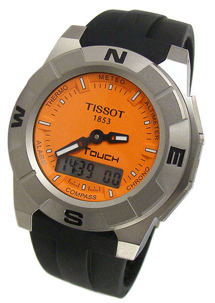 TISSOT T-TOUCH Tactile Sapphire Titanium Meteo-Alti-Thermo-Compass-Alarm-Chrono *R8999.00*