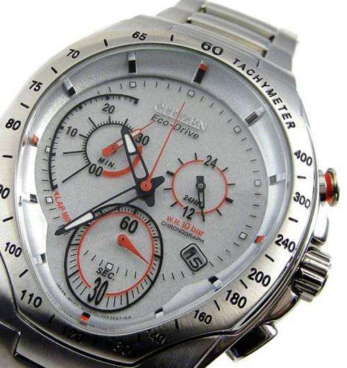 CITIZEN Eco-Drive Tachymeter Chronograph - Powered By Light - No more batteries.