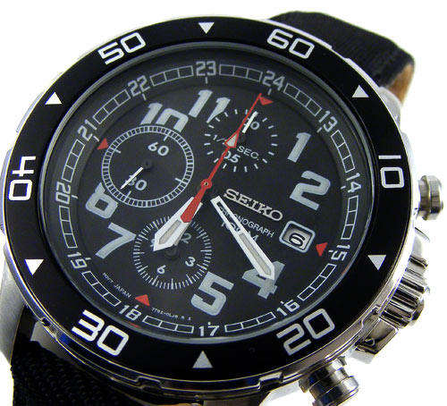 SEIKO Military Nylon 1/20 SplitSec Chronograph