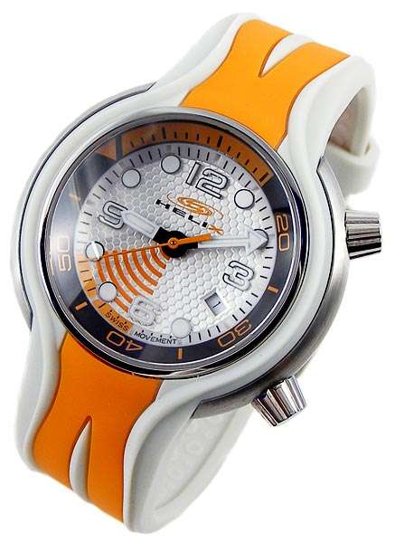 Ladies HELIX AIR BUBBLE Swiss Sapphire Aqua Sports watch!