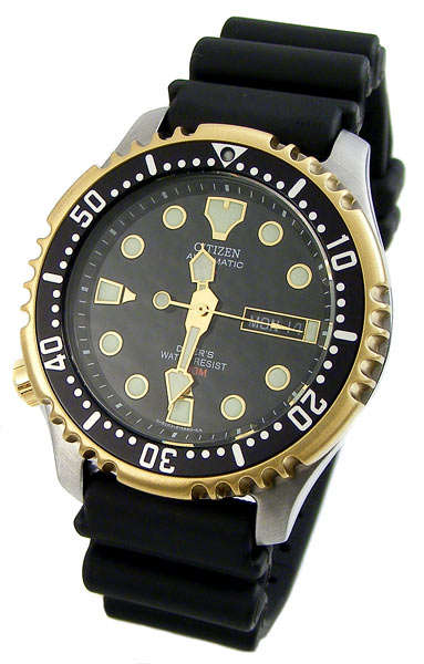 CITIZEN PROMASTER 200m GOLDTONE AUTOMATIC SCUBA DIVER
