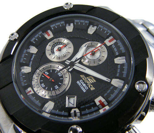 Top Of The Range CASIO EDIFICE GOLD LABEL Sapphire Black IP Chronograph  *R4999*