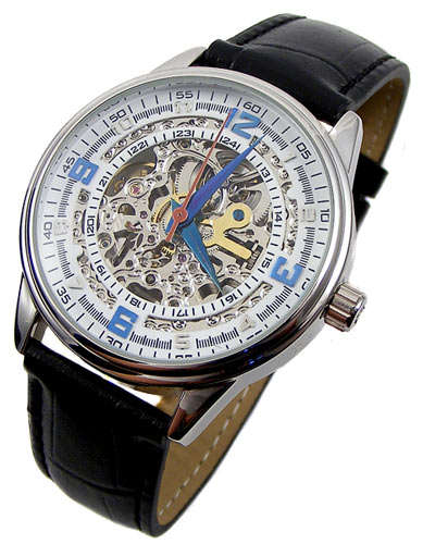R3995.00 AKRIBOS XXIV SATURNOS AUTOMATIC SKELETON Gent's Watch!