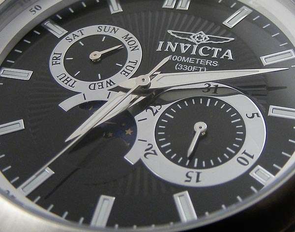 INVICTA Moon Phase Calendar 100m Gent's SWISS movement dress watch