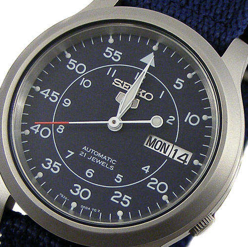 SEIKO 5 Military 21 jewel Automatic Blue