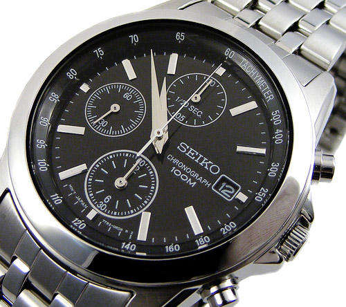 BRAND NEW SEIKO SPEEDMASTER 1/20sec/12 Hour TACHYMETER CHRONOGRAPH with box, manual, warranty!