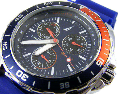 Nautica Multifunction Tachymeter Sports Quartz - Quality Japanese Movement!