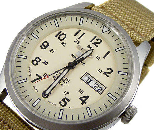 SEIKO 5 SPORTS 23 jewel NATO Military Automatic