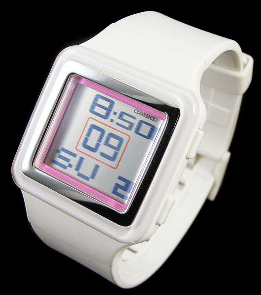 Casio Poptone ladies world time 5 alarm chronograph