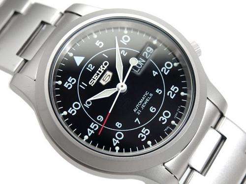 SEIKO 5 Military 21 jewel Automatic Black