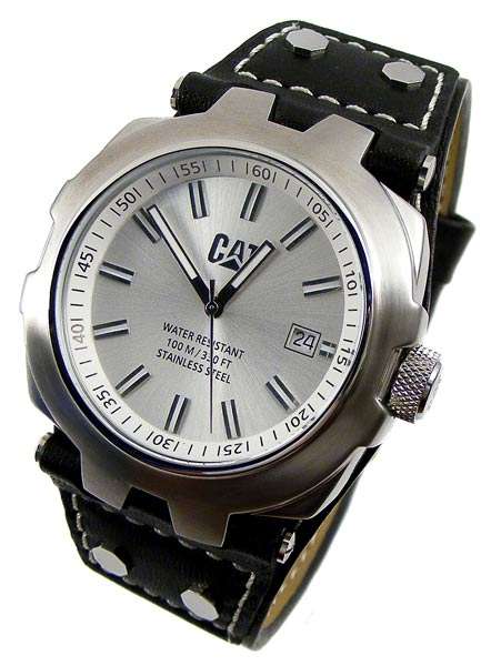 CATERPILLAR CAT Gents Leather/Stainless Calendar watch! *R2999.00*