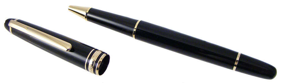 MONT BLANC MEISTERSTUCK CLASSIQUE Precious Resin and Gold Rollerball Pen. BRAND NEW!!