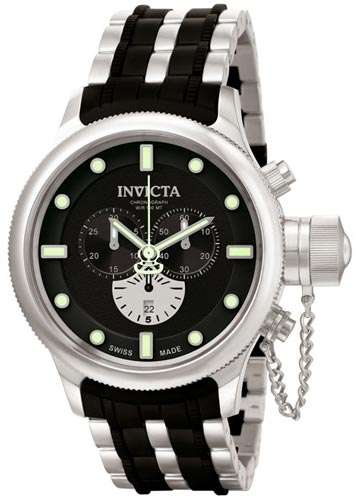 $995 HUGE INVICTA RUSSIAN DIVER Chronograph - SWISS Ronda movement!
