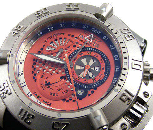 $1995 INVICTA PROJECT ABDA SUBAQUA NOMA III SWISS GMT Alarm Power reserve 500m DIVER!