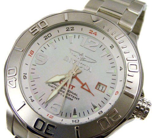 INVICTA OCEAN GHOST III Pearl Pro Diver Collection SWISS RONDA GMT