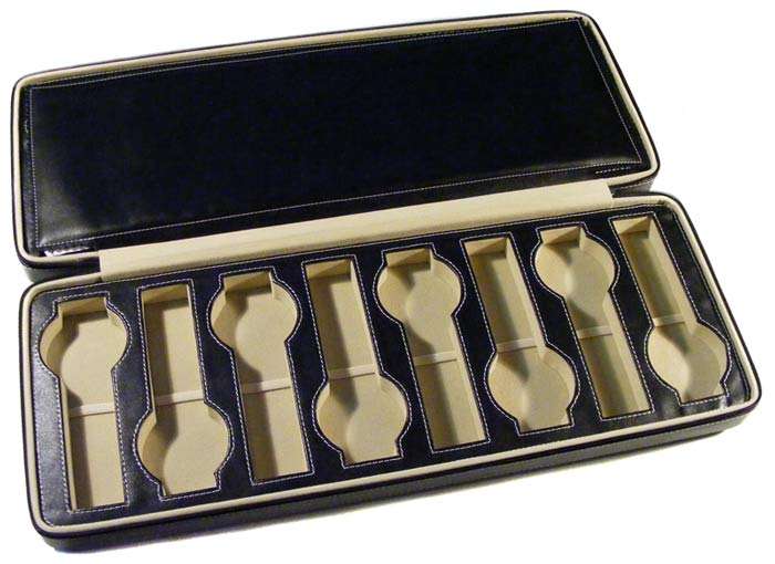Quality Genuine Leather Watch Travel/Storage Case for 16 watches.