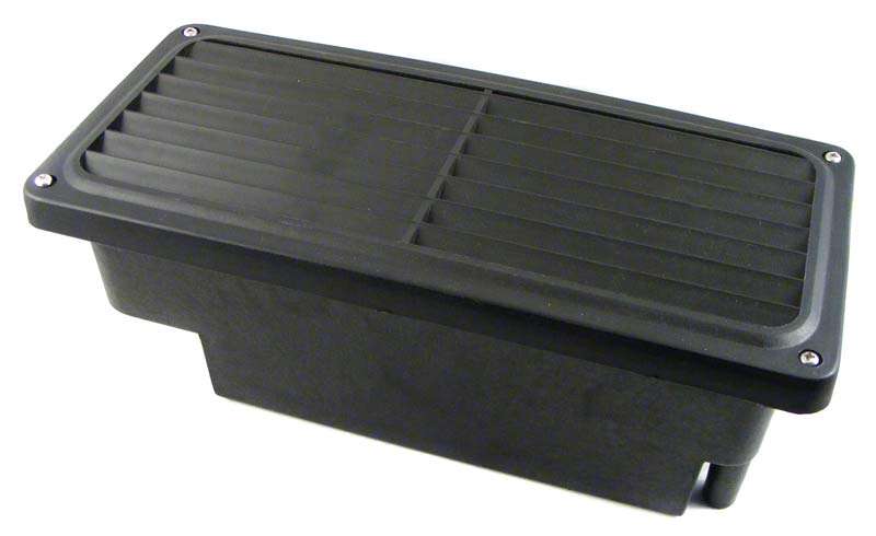 Radiant Large Outdoor Louvre Recess Brick Light- Built In Ballast For Fluorescent Lamps