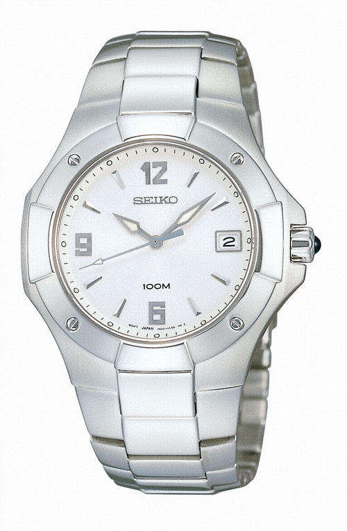 High End SEIKO COUTURA 100m ULTRA SCRATCH RESISTANT Sapphire Crystal Date