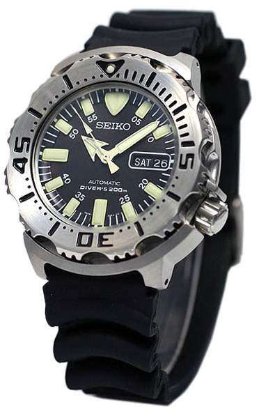 SEIKO BLACK MONSTER AUTOMATIC 200m DIVER