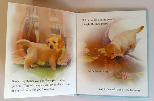 Muddy Paws Book and Cuddly Puppy - Brand New