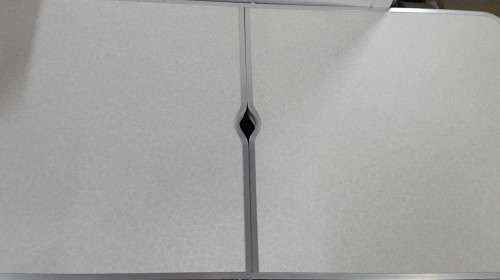 Portable Folding Camping Table, Height Adjustable Aluminum with Carry Handle