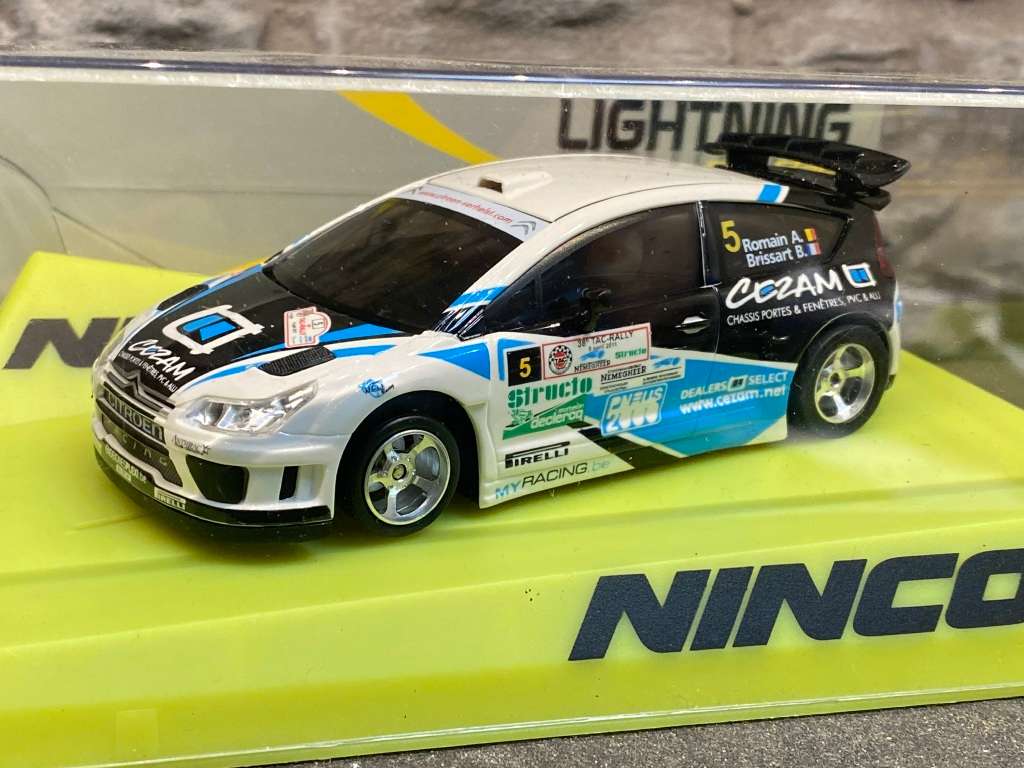 Ninco Citroen C4 Racing Slot Car(WORKS ON SCALEXTRIC)