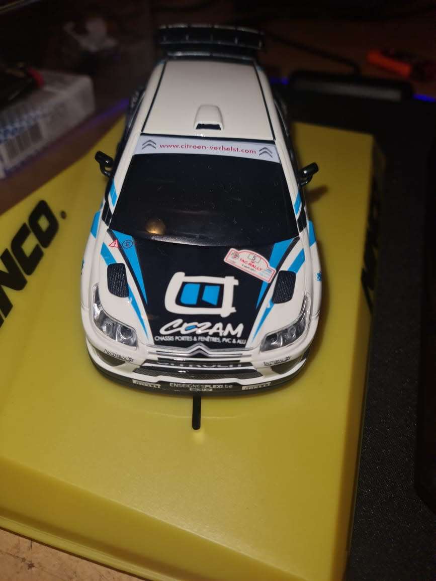 Ninco Citroen C4 Racing Slot Car(WORKS ON SCALEXTRIC)