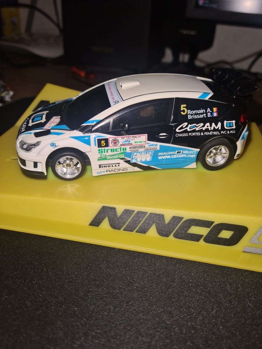 Ninco Citroen C4 Racing Slot Car(WORKS ON SCALEXTRIC)