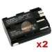 2 x Original Canon BP508 rechargeable LiIon battery packs