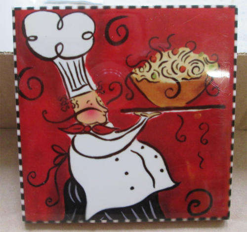 Ceramic Tile - Chef  11x11cm