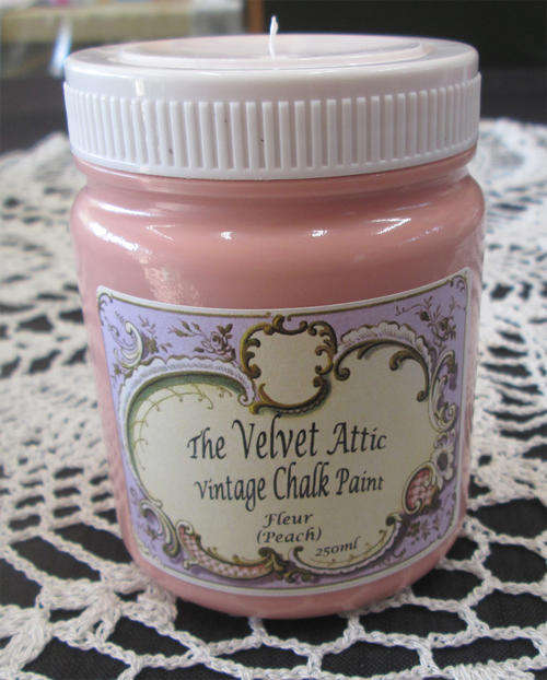 The Velvet Attic - Vintage Chalk Paint 250ml - Fleur (Peach)