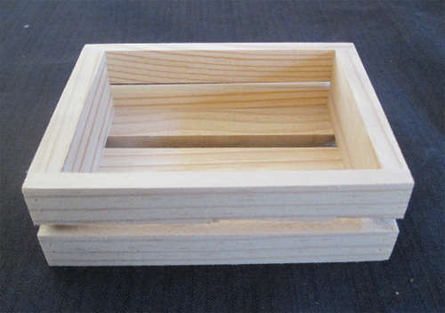 The Velvet Attic - Small Raw Pine Crate