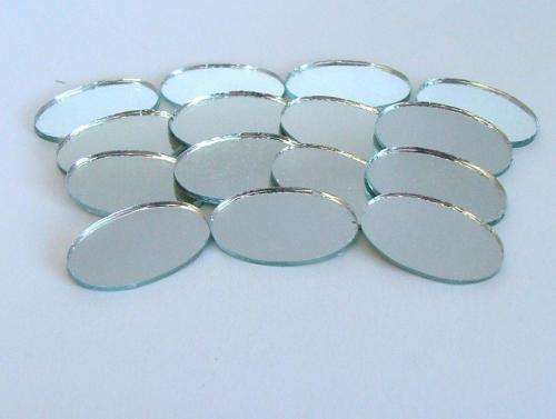 The Velvet - Wilson & Maclagan - Mirror Pack of 15 - Oval - 2.6cmx1.5cm