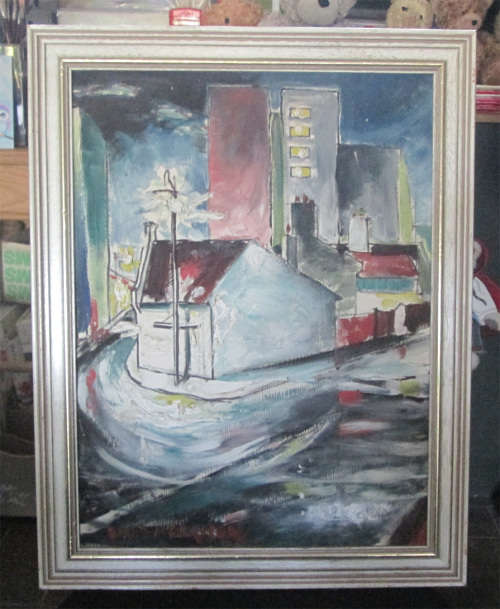 Framed Oil Painting by David Morrison???