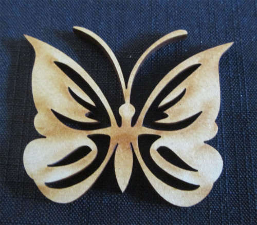 The Velvet Attic - Wood blank laser cutout  - Butterfly