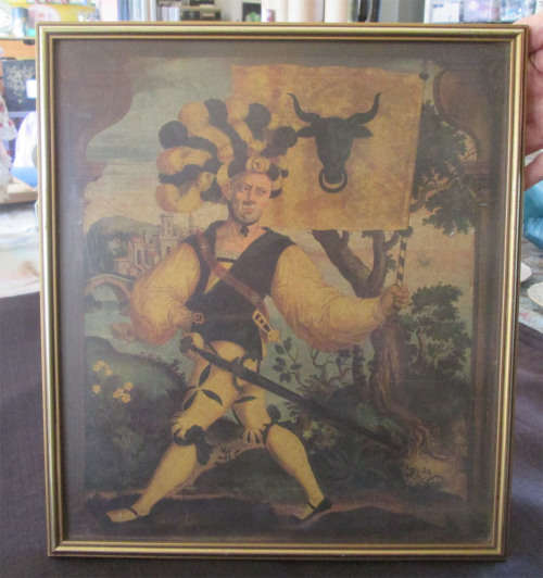 Framed Medieval Print