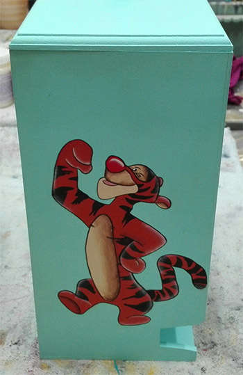 The Velvet Attic - Wood blank MDF - Nappy Dispenser with Lid