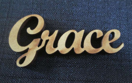 The Velvet Attic - Wood blank laser cutout  - Grace