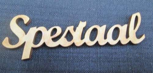 The Velvet Attic - Wood blank laser cutout  - Spesiaal