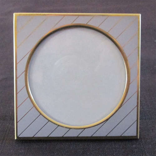 Silver & Gold Photo Frame (Standing or Hanging)