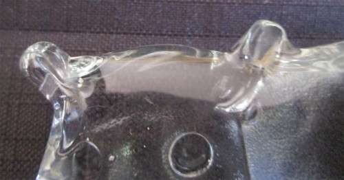 Family of 4 Glass Hippos