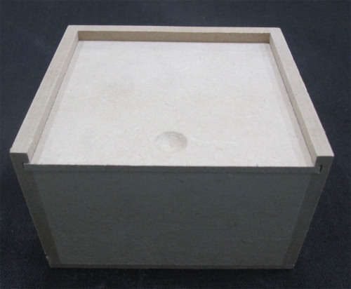 The Velvet Attic - Wood blank MDF - Trinket - Mariaan Large (Sliding Lid)