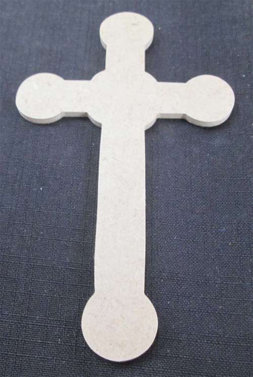 The Velvet Attic - Wood blank MDF - Cross Moira XSmall (3mm)
