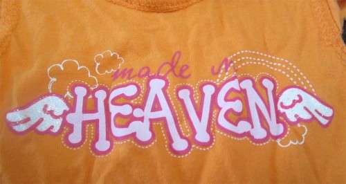 The Baby Company - Made In Heaven Orange Top - 12-18 Months