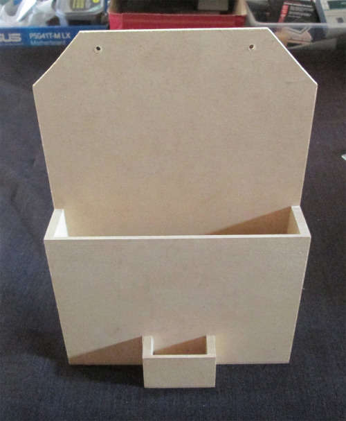 The Velvet Attic - Wood blank MDF - Braai Box with Matches