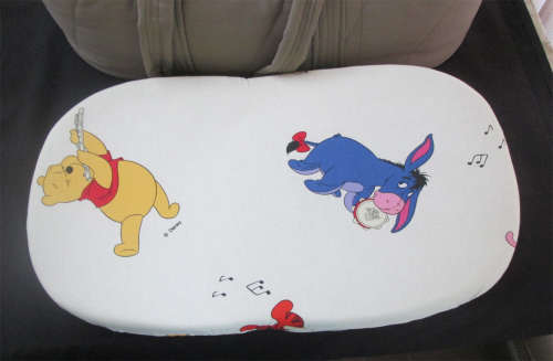 Handmade Winnie The Pooh Fabric Carry Cot