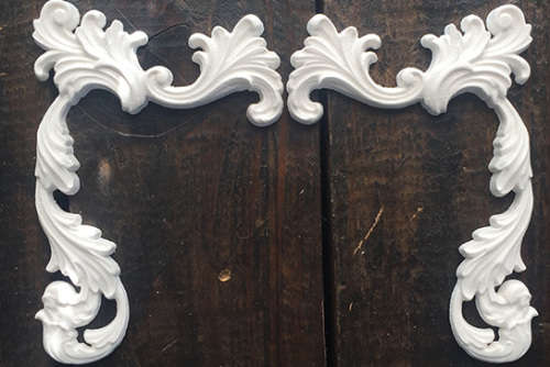 The Velvet Attic - Decorative Embellishments - 14cm x 10cm (2 Pieces)