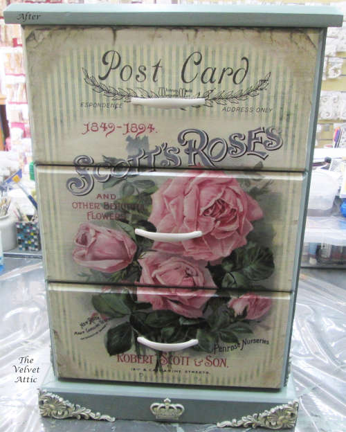 The Velvet Attic-Decoupage Decorative Furniture Posters / Paper - Scott's Roses