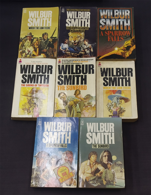 Job Lot of 8 Wilbur Smith Soft Cover Books