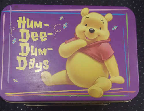 Embossed Musical Winnie The Pooh Tin